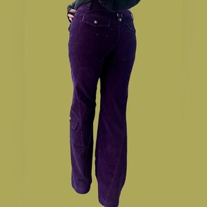 Athleta Purple Corduroy Dipper Pants